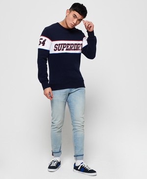 Superdry Tyler Slim Férfi Farmer Világos Kék | MHCAL5783